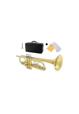 Yamaha Gold Trumpet With Accessories