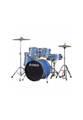 Yamaha 5 PC DRUMSET WITH BIG PEDAL (BLUE)